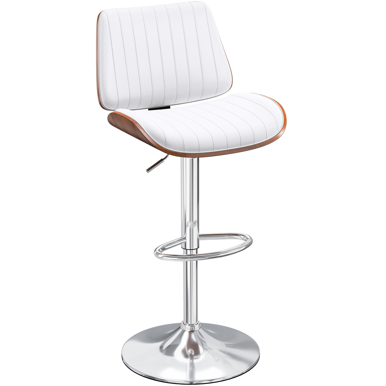 Hokku Designs Xzayden Swivel Upholstered Adjustable Height